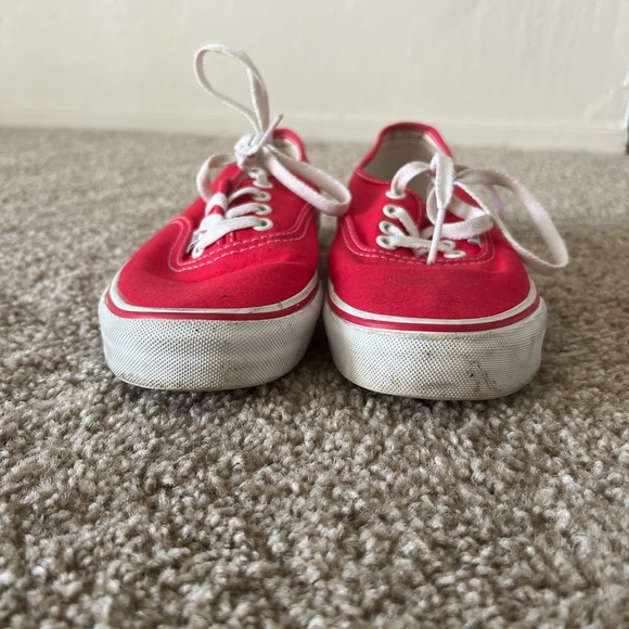 Authentic Red Vans - Picture 7 of 9